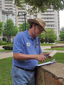 Dave -Volksmarch Checkpont